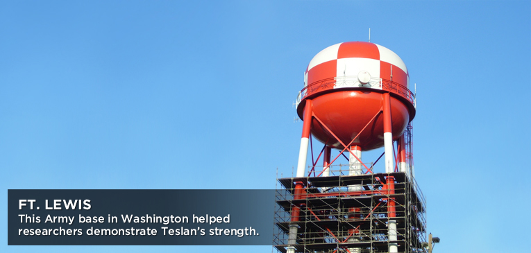 Ft. Bragg: Teslan coating keeps this North Carolina Army base sustained.